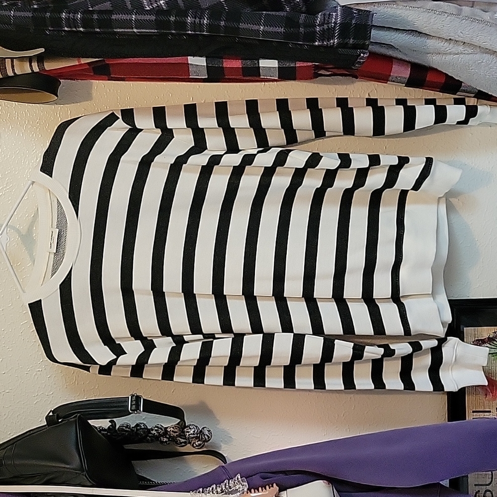 YSL Long Sleeved Striped Shirt
